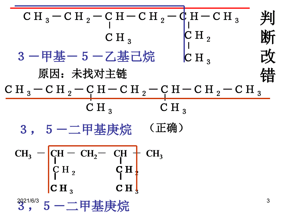 烷烃系统命名法PPT优秀课件_第3页