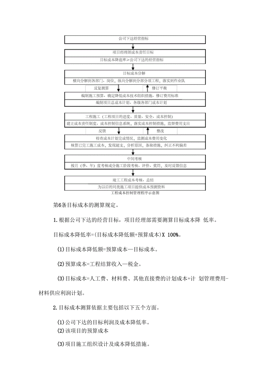 建筑工程成本控制管理办法_第2页