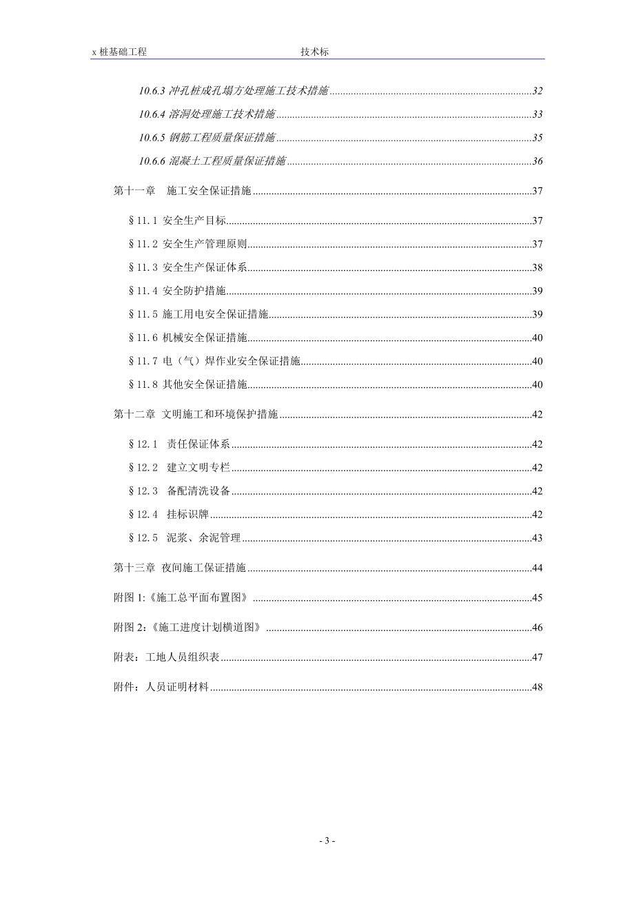 【精品资料】某冲孔灌注桩施工组织设计_第3页