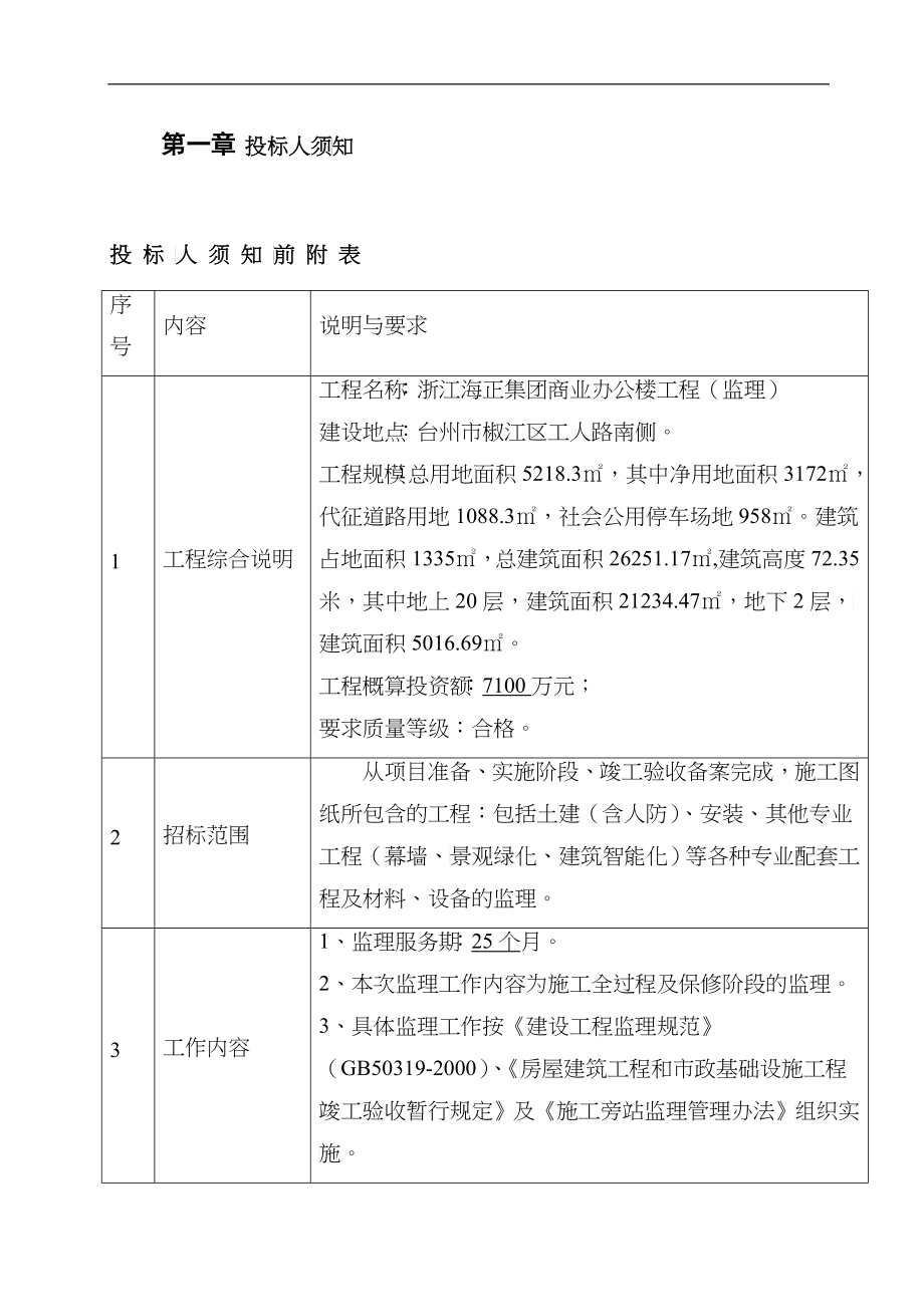 浙江海正集团商业办公楼监理招标文件修改后最终_第3页