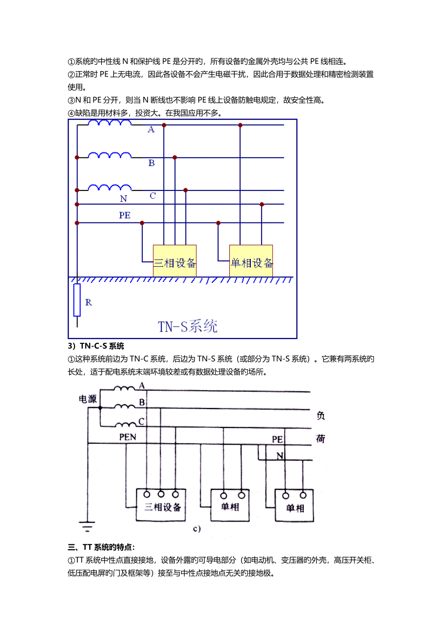 三种供电制式TNTTIT的特点分类以及防雷器的选择安装_第2页