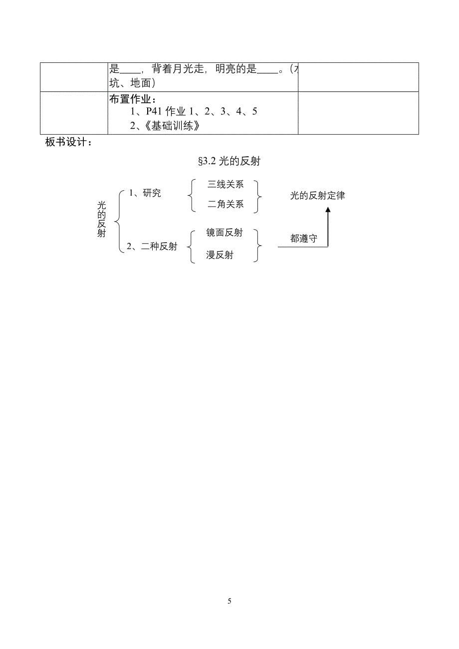 22光的反射教案_第5页