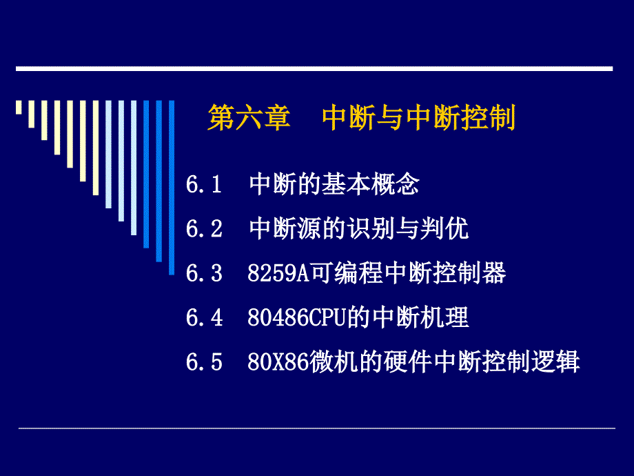 六章中断与中断控制_第1页