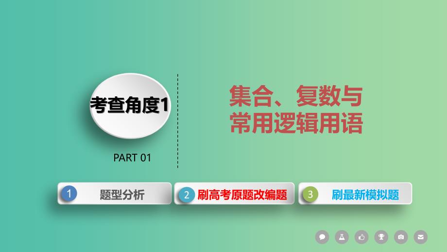 2019届高考数学二轮复习 第一篇 考点一 高频小知识点课件 文.ppt_第3页