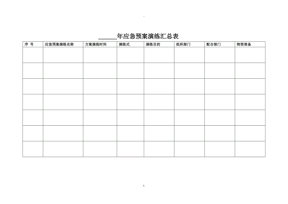 应急救援预案演练台帐_第2页