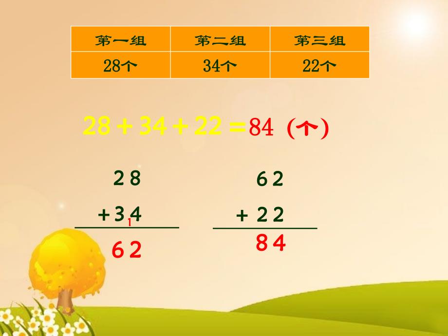 人教版二年级数学上册《连加连减和加减混合》ppt课件_第3页