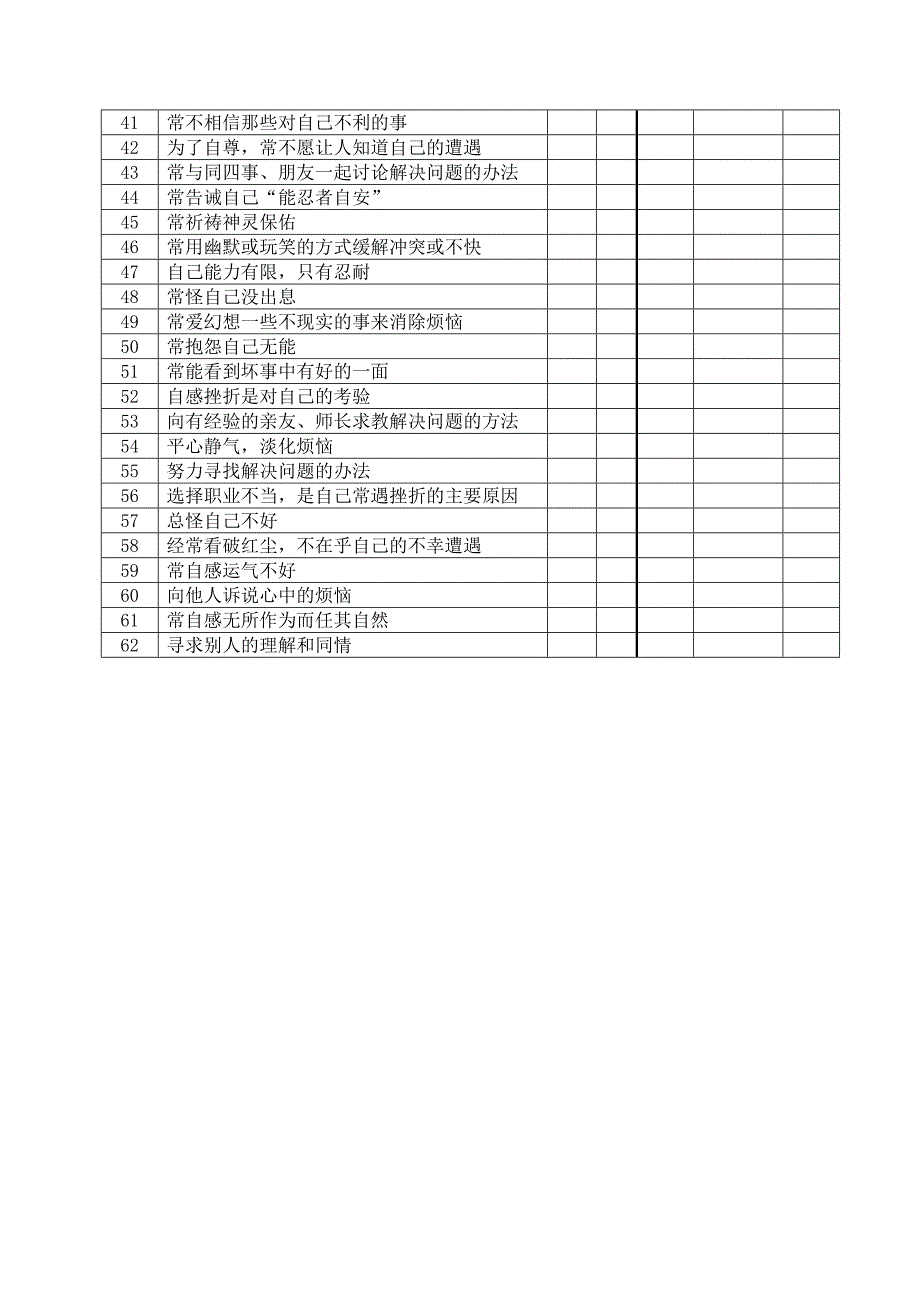 教师心理健康问卷调查表_第4页