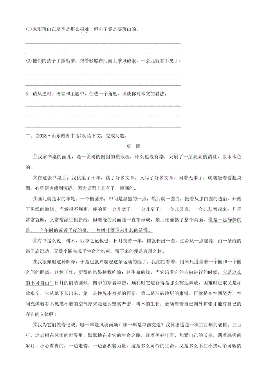 中考语文复习散文阅读_第3页