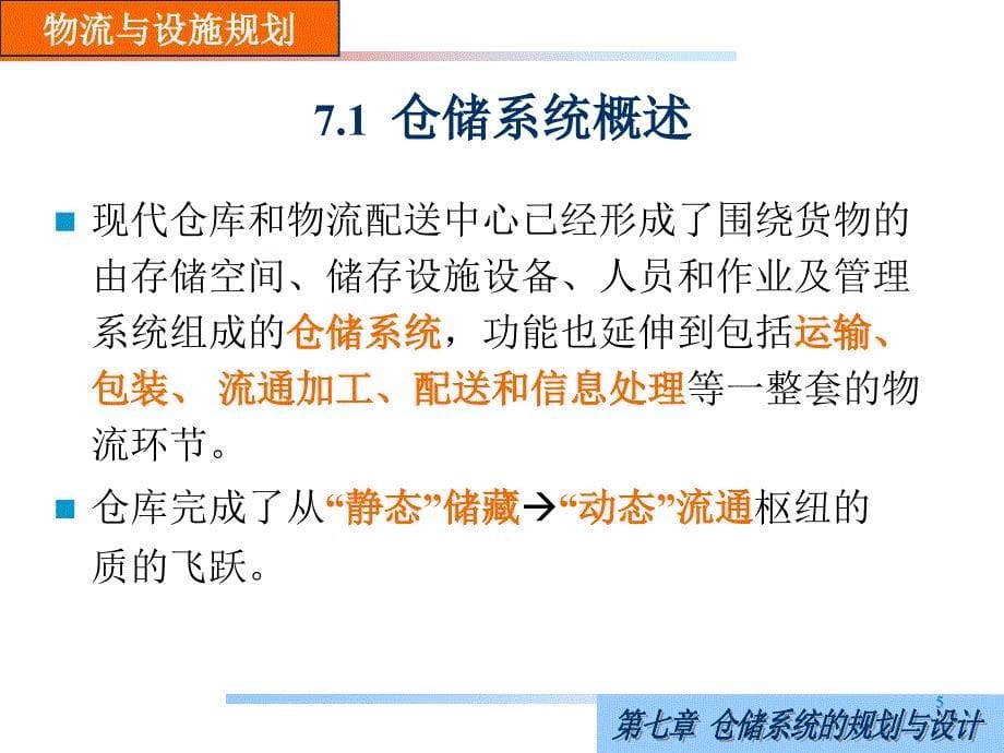 第七章仓储系统的规划与设计ppt课件_第5页