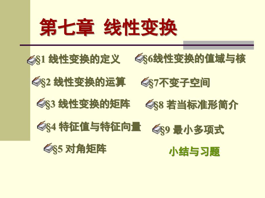 特征值与特征向量高等代数课件_第1页