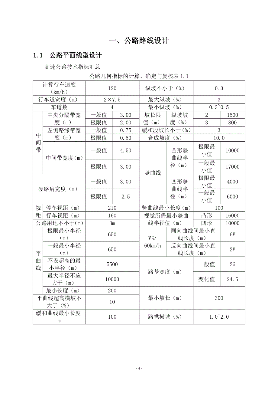 大连开发区得猴路（二标段）施工图设计毕业设计_第4页