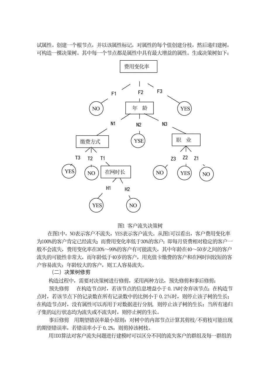 ID3算法在电信客户流失中的应用_第5页