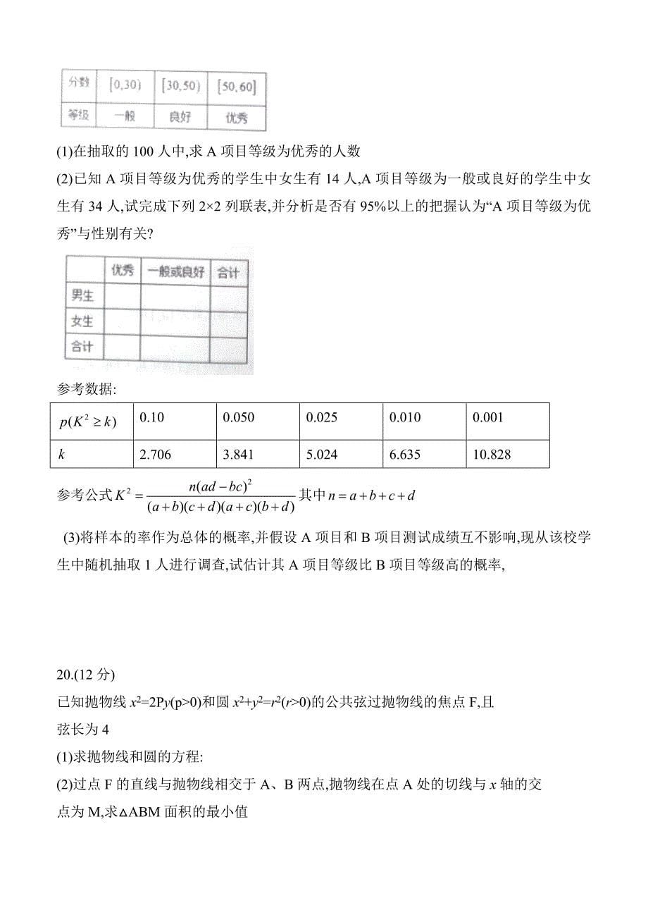 新编山东省烟台市高考诊断性测试3月数学理试卷含答案_第5页