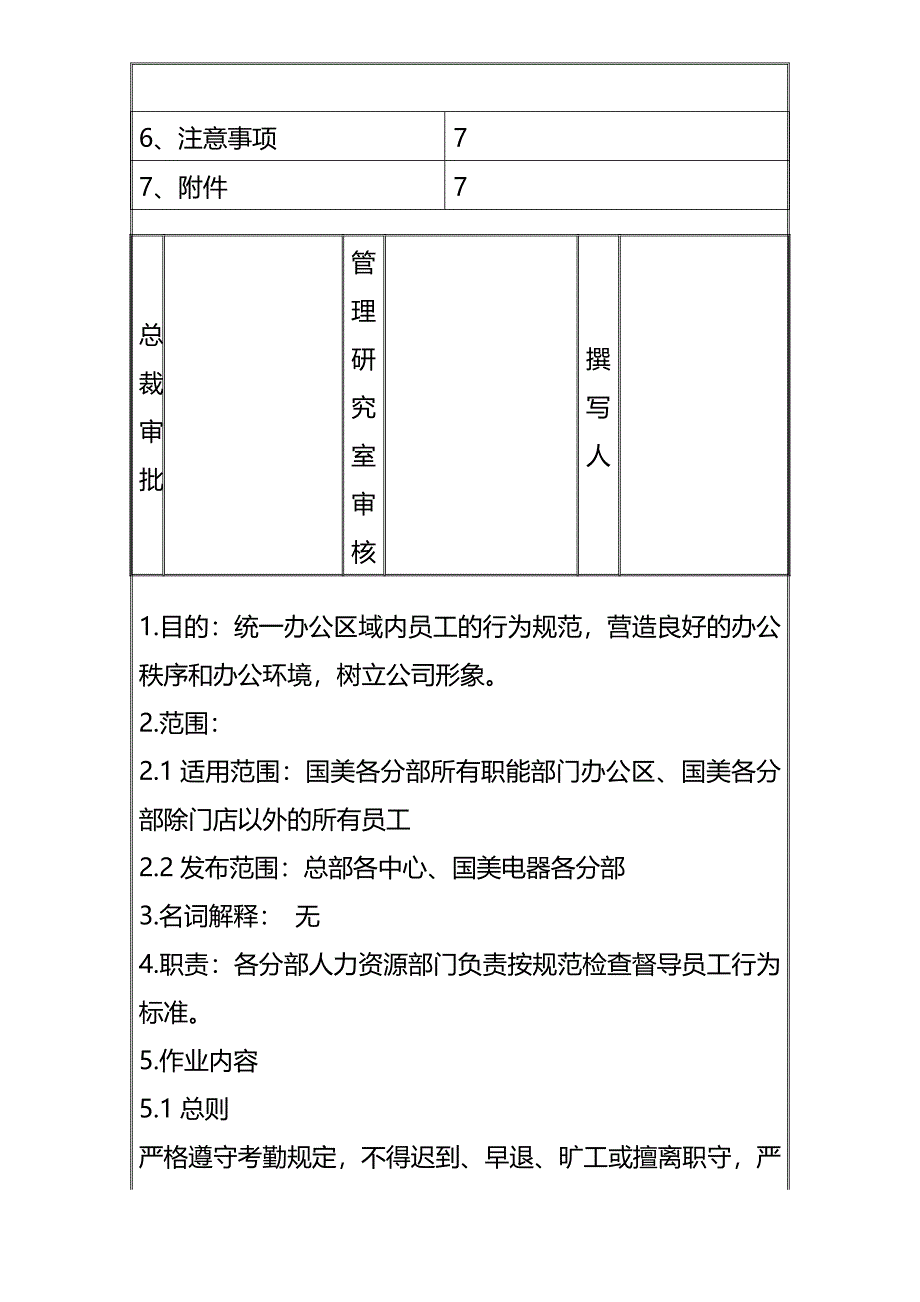 【企业行为规范】员工行为规范(分部适用汇编(完整版)资料_第3页