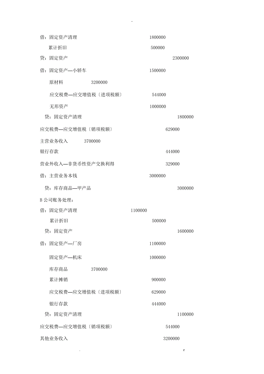 高级财务会计课程设计报告_第2页