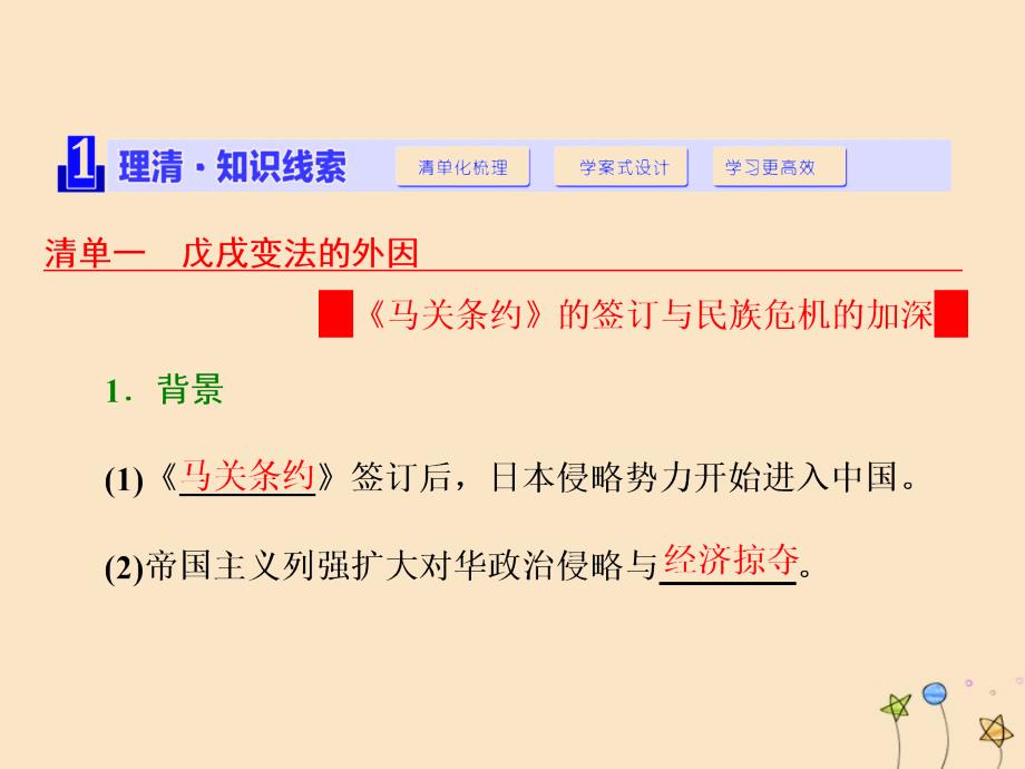 高中历史第九单元戊戌变法第1课甲午战争后民族危机的加深课件新人教版选修1_第2页