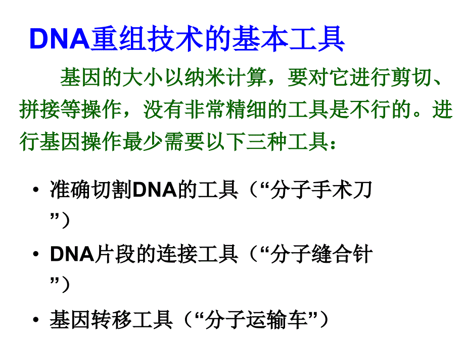 11《DNA重组技术的基本工具》课件用_第4页