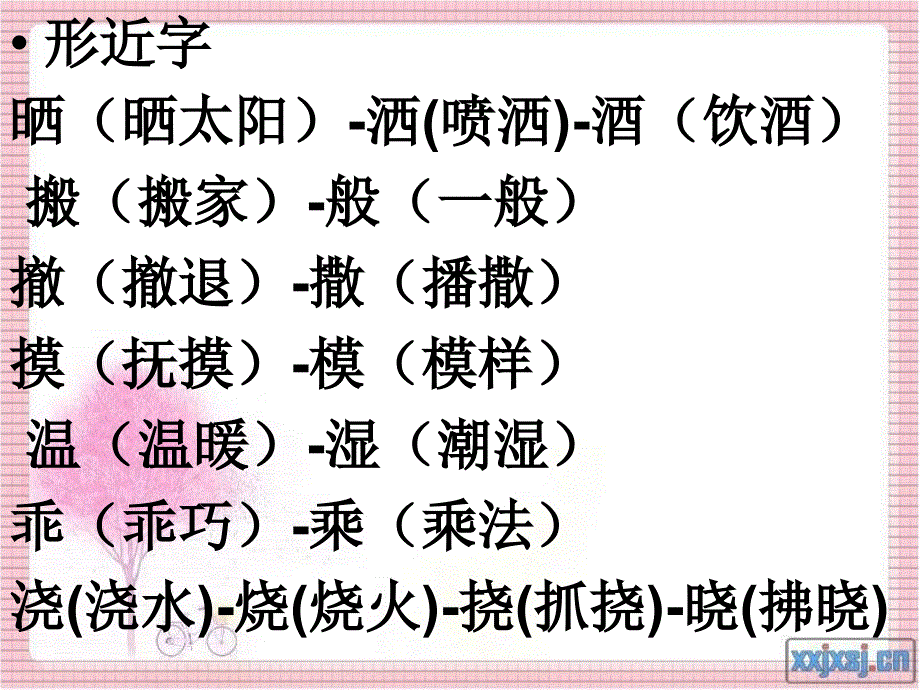 人教版四年级语文上册词语类练习_第3页