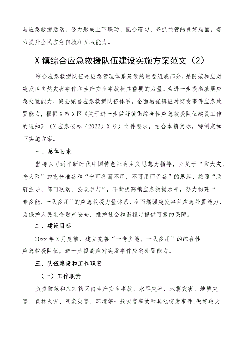 综合应急救援队伍建设实施方案3篇_第4页