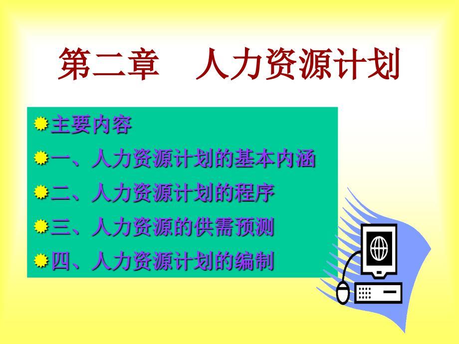 第二章人力资源计划