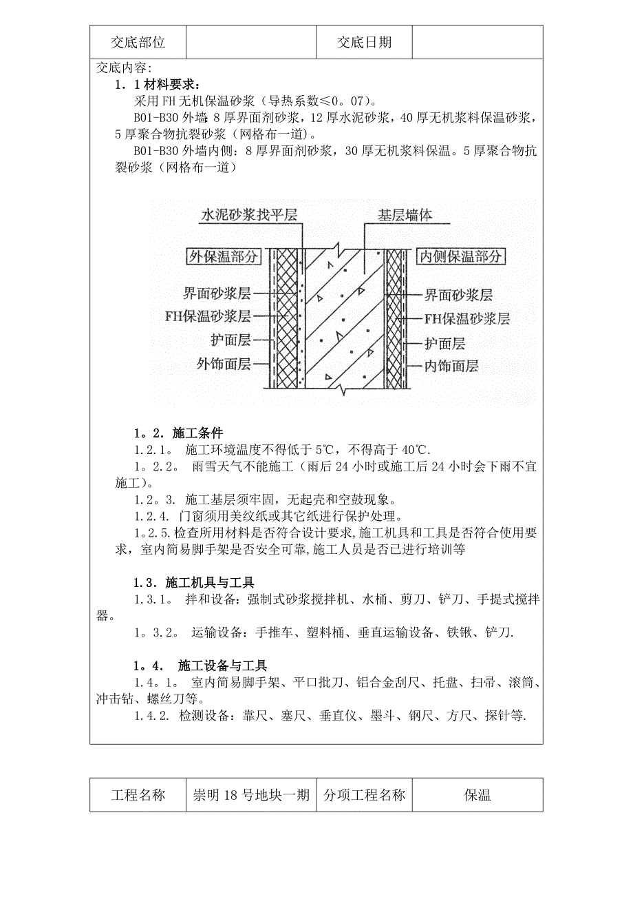 FH无机内外墙组合保温系统施工工艺-技术交底_第2页