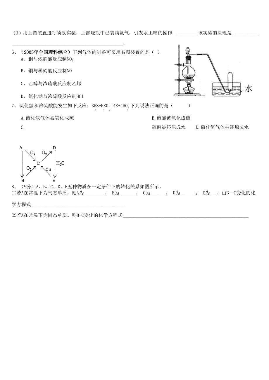 氮的循环 知识点总结_第4页