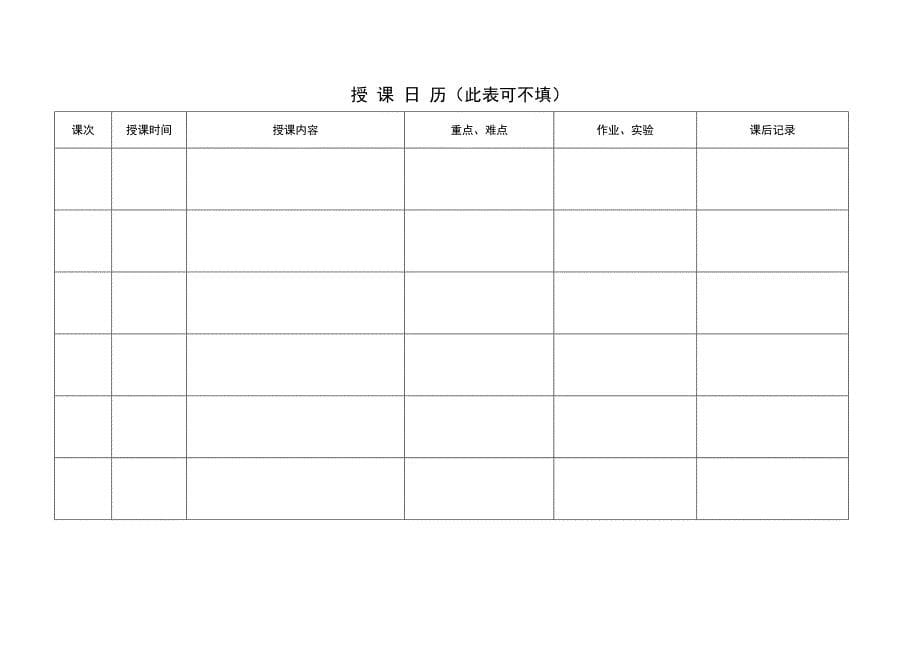 西南石油大学教案编写规范及模板_第5页