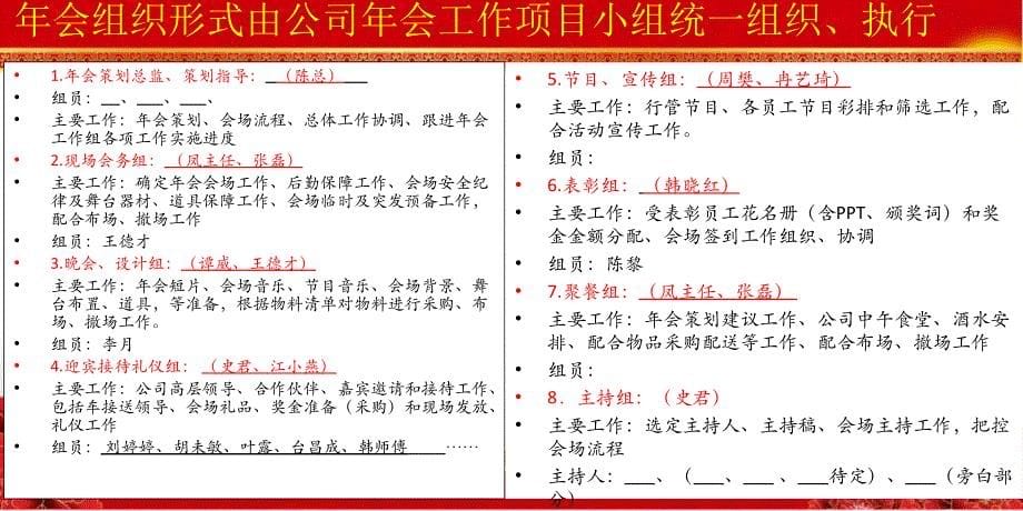 【梦想起航携手共进】某某实业有限公司会活动策划方案_第5页