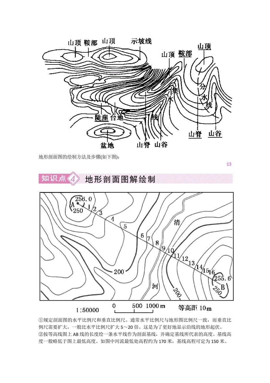 2011届高考地理考点复习方案：地图.doc_第5页