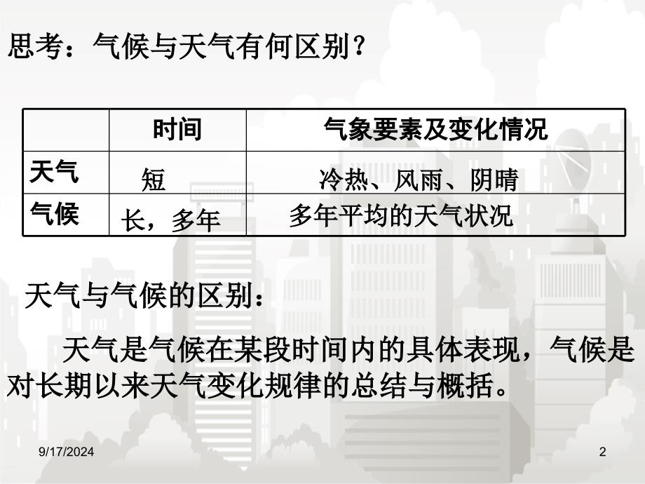 中图版七年级初一地理上册-天气与气候课件_第2页