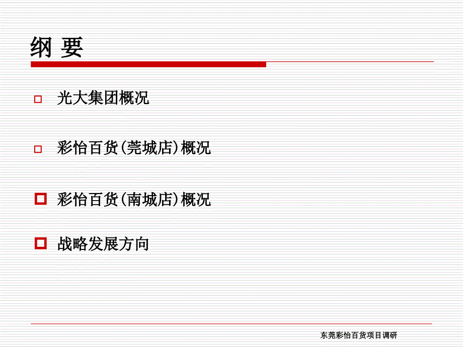 东莞彩怡百货项目调研课件_第2页