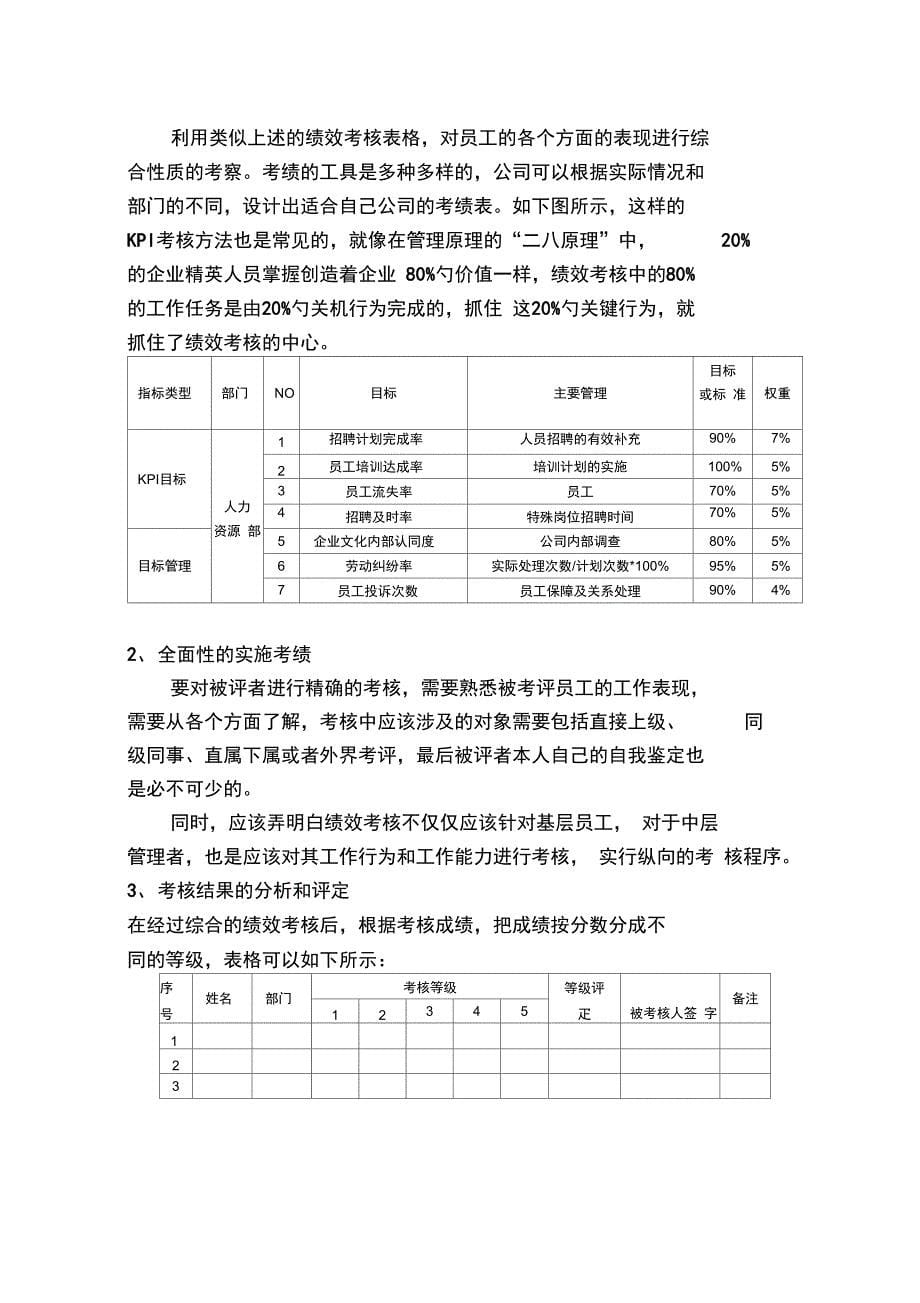 人力资源二级论文论文绩效考核_第5页