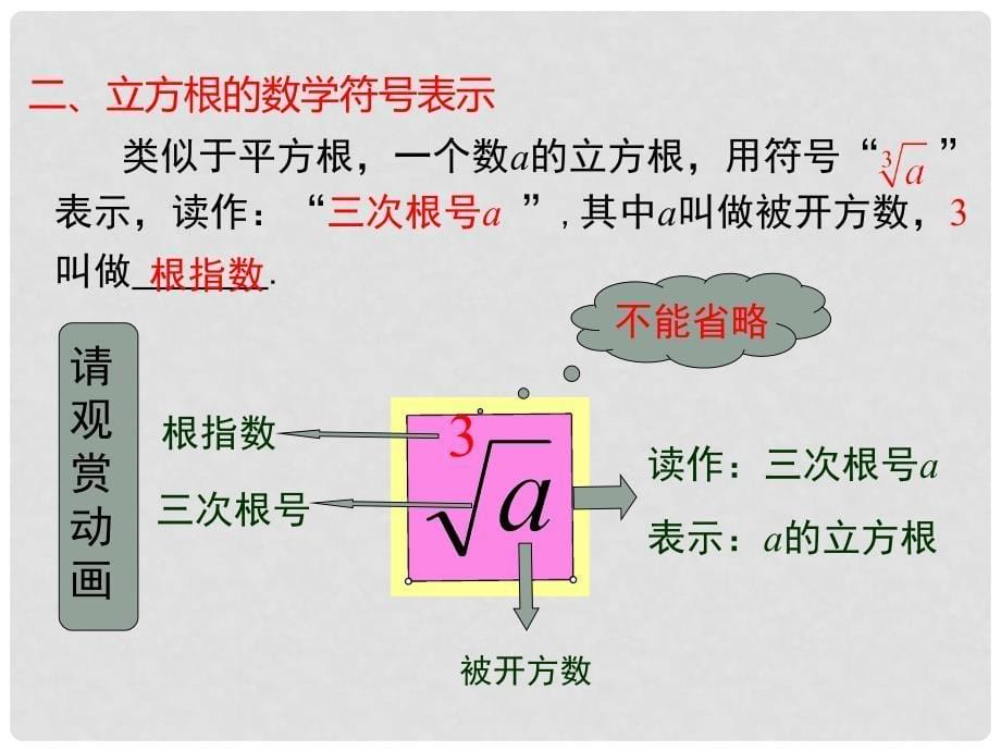 七年级数学下册 6.2 立方根教学课件 （新版）新人教版_第5页