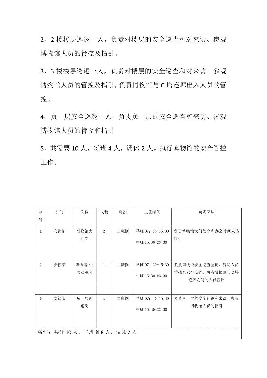 博物馆安管方案_第3页