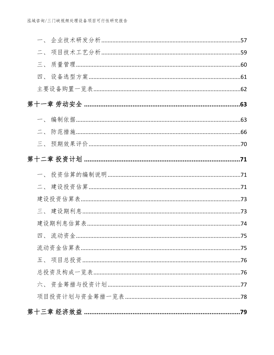 三门峡视频处理设备项目可行性研究报告_范文参考_第4页