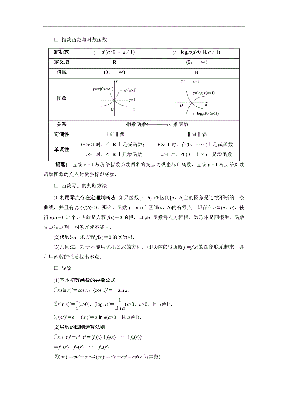 理科数学考前必记的54个知识点_第3页