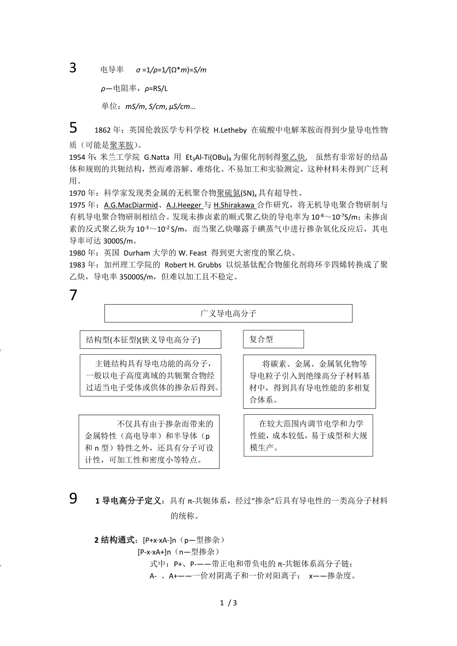 导电高分子材料演讲演讲材料_第1页