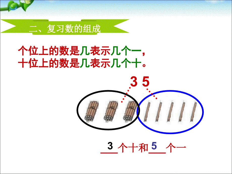 一年级下册数学课件－第七单元 认识100以内的数复习｜苏教版 (共20张PPT)_第3页