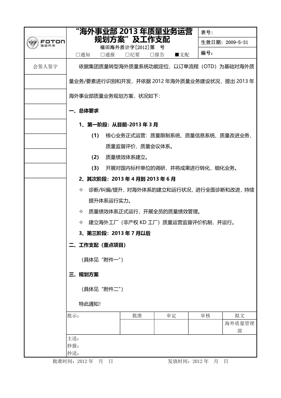 质量业务运营规划方案_第1页