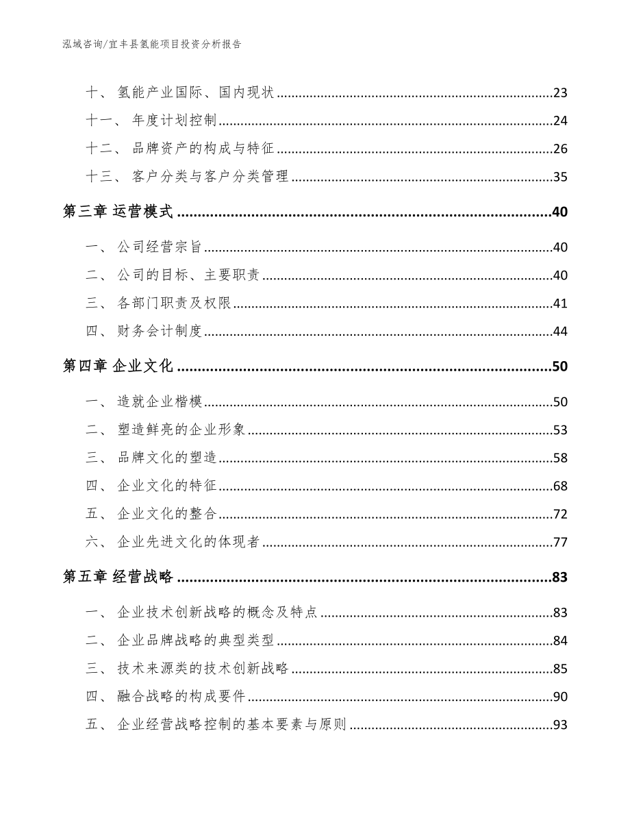 宜丰县氢能项目投资分析报告_模板范本_第2页