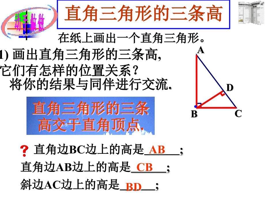 三角形的高中线角平分线、稳定性_第5页