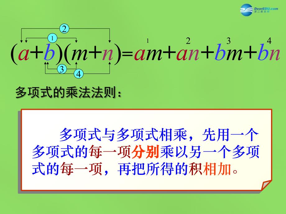 2022年七年级数学下册9.5多项式乘多项式课件新版苏科版_第2页