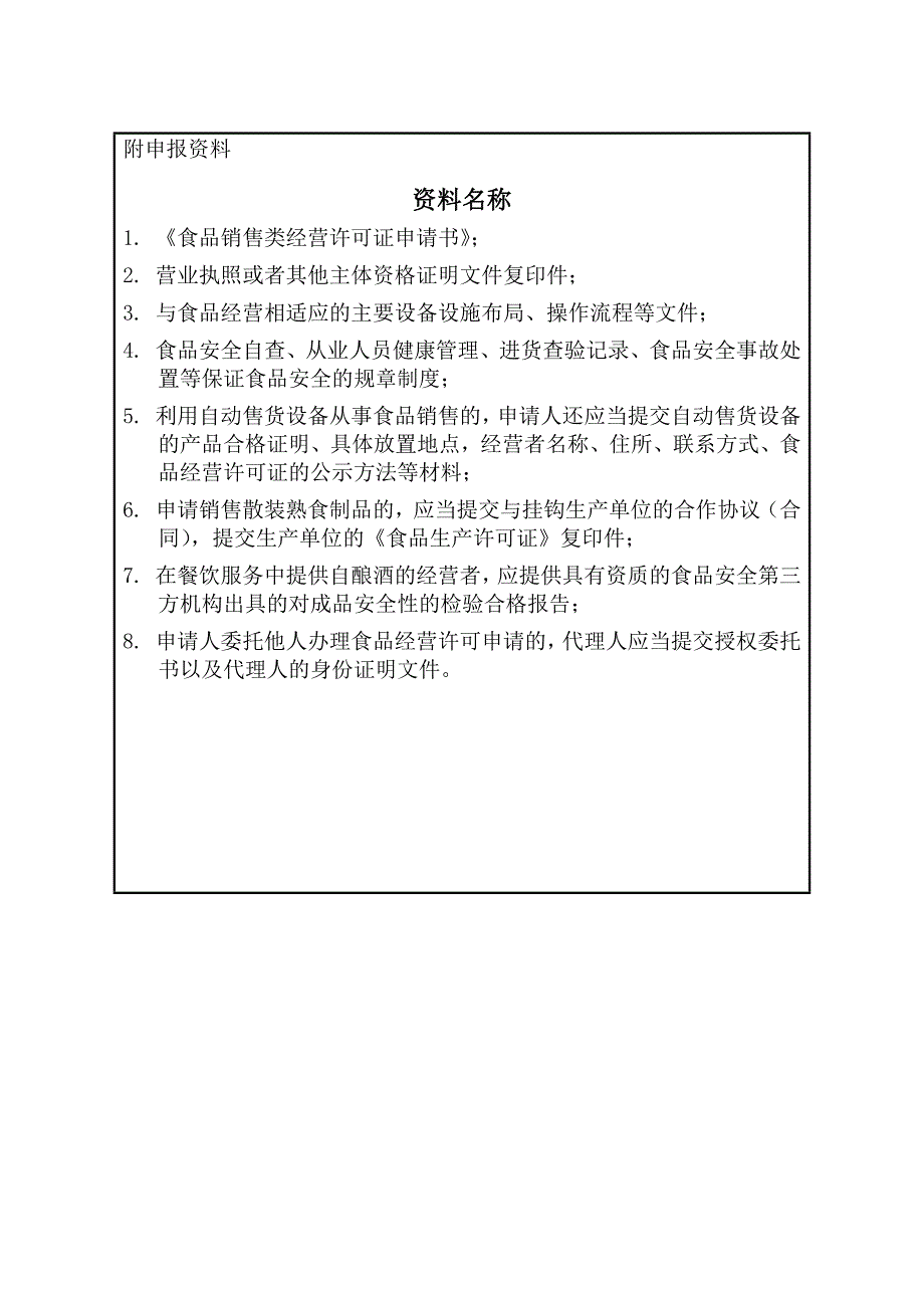 食品销售类食品经营许可证申请书_第3页