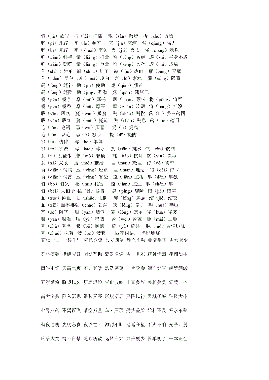 5年级下册近义词_第3页