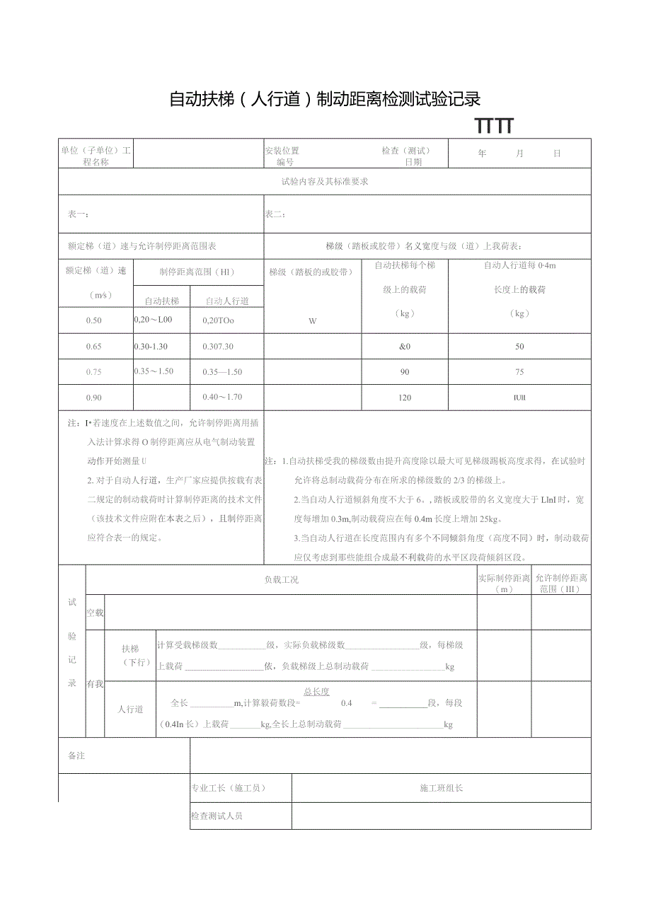 制动距离检测试验记录_第1页
