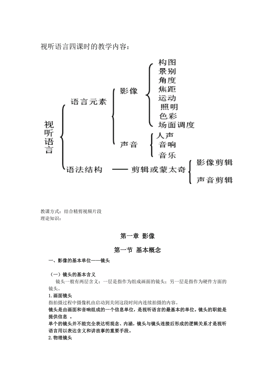 艺考编导视听语言分析_第1页