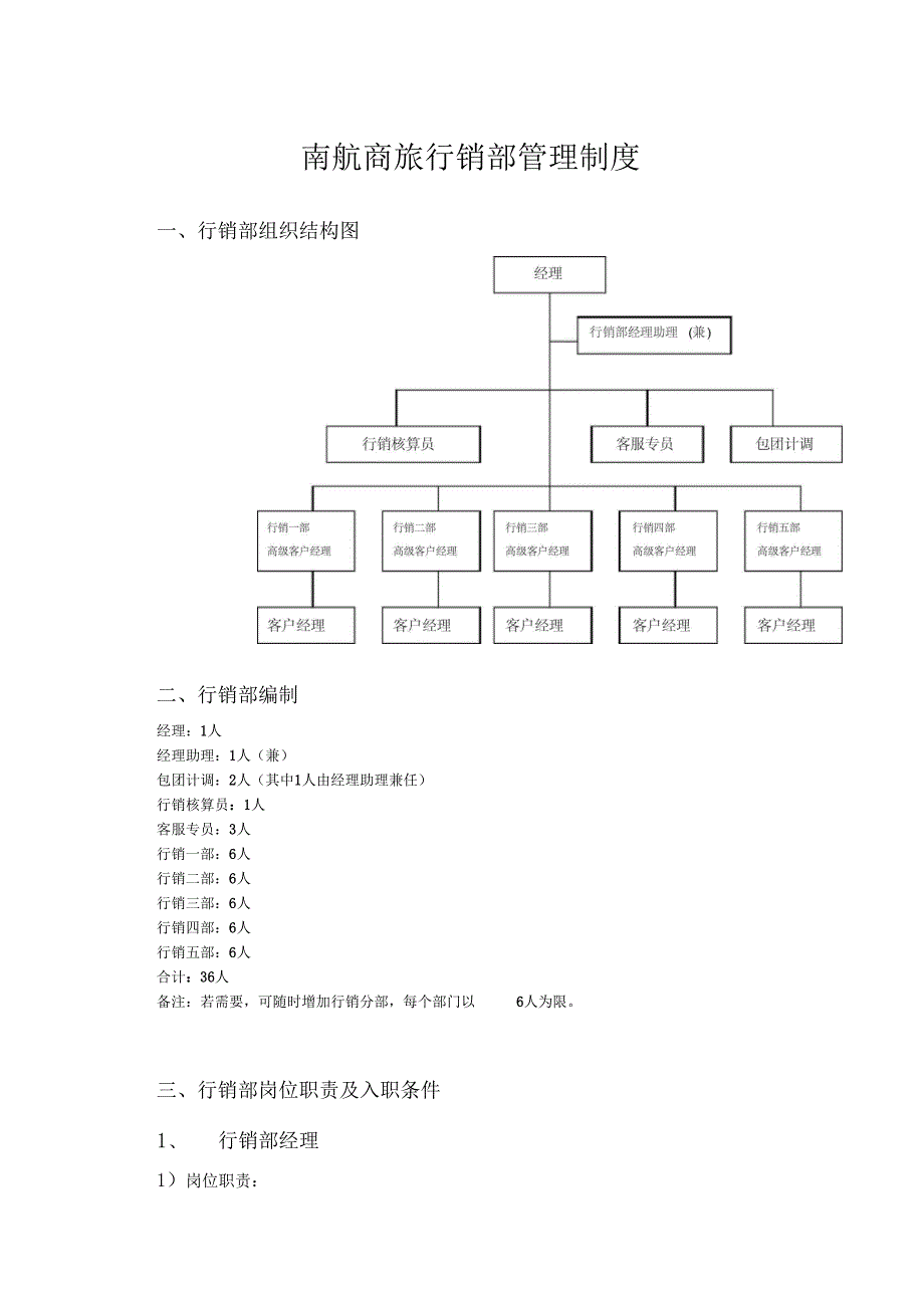 南航商旅行销部管理制度_第1页