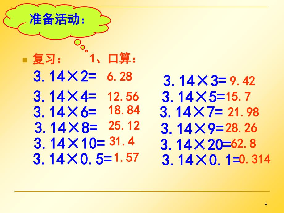 圆柱表面积.圆柱体积公式.圆锥体积PPT优秀课件_第4页