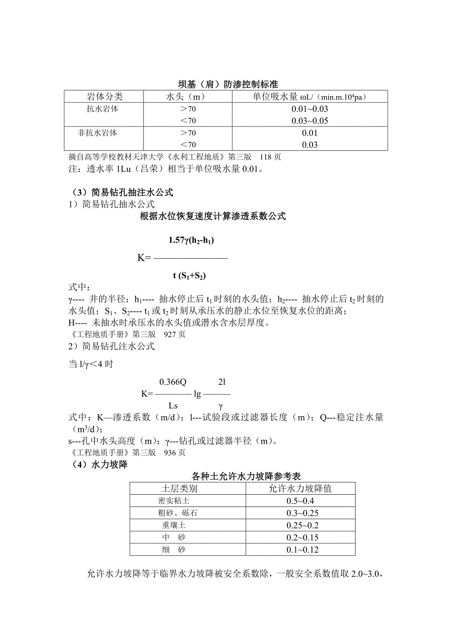 部分常用岩土经验值_第3页