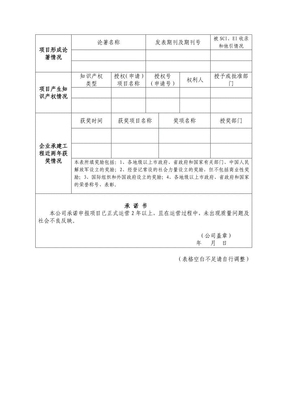 申请类别科技进步奖(重大工程项目)_第5页